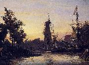 Johan Barthold Jongkind Binneshaven china oil painting artist